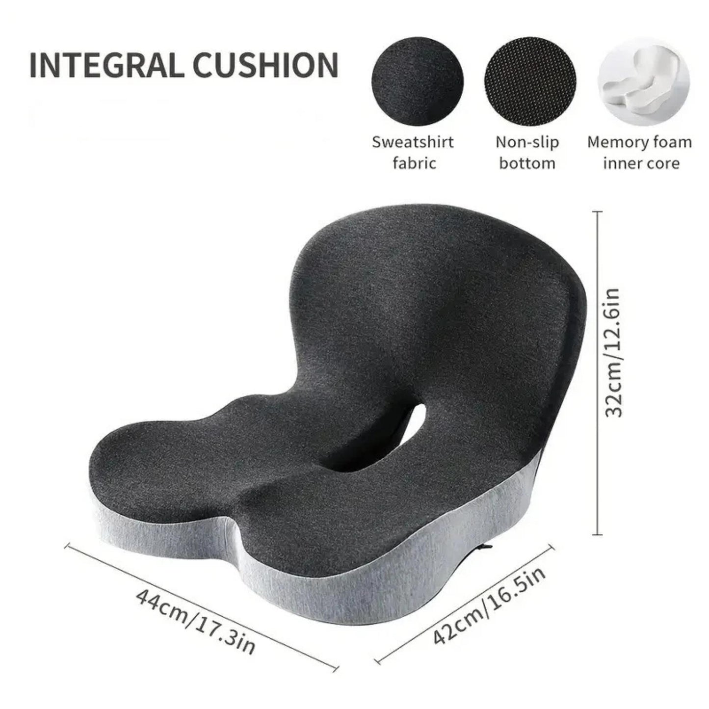 OYA Memory Foam Orthopedic Seat Cushion