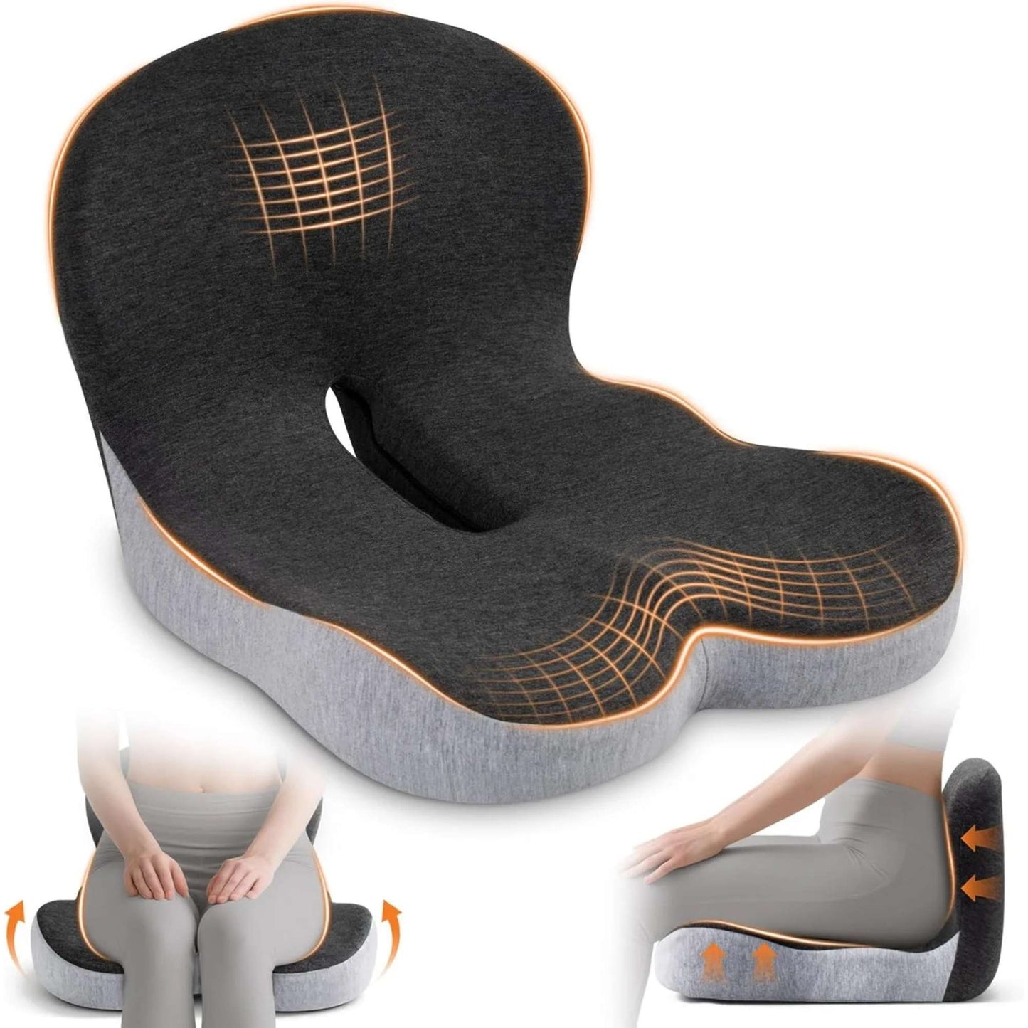 OYA Memory Foam Orthopedic Seat Cushion